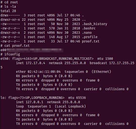Privilege escalation with Docker